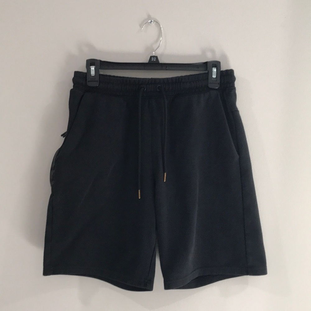 Member’s Mark Black Zipper Pocket Sweat Shorts Size M
